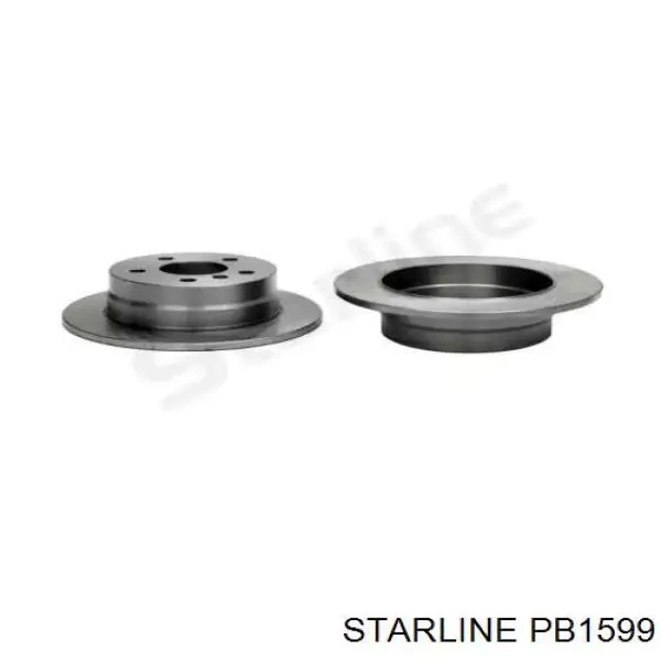 PB1599 Starline диск гальмівний задній