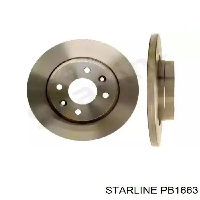 Диск гальмівний передній PB1663 Starline