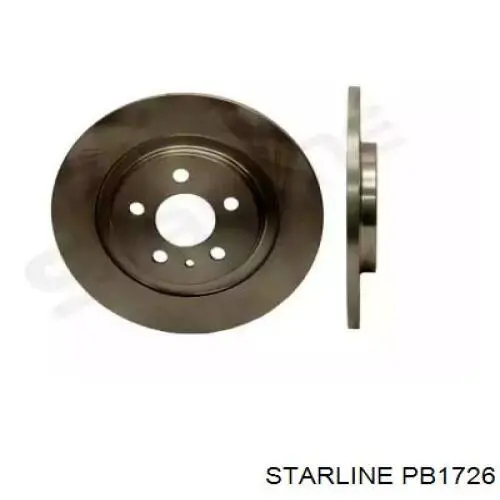 PB1726 Starline диск гальмівний задній