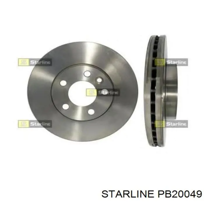 Гальмівні диски передні PB20049 Starline