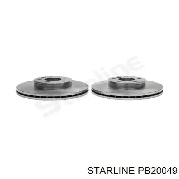 PB20049 Starline диск гальмівний передній