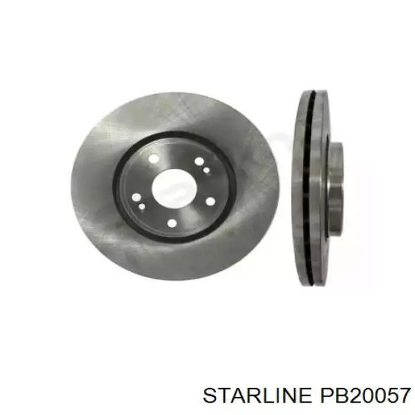 Гальмівні диски передні PB20057 Starline