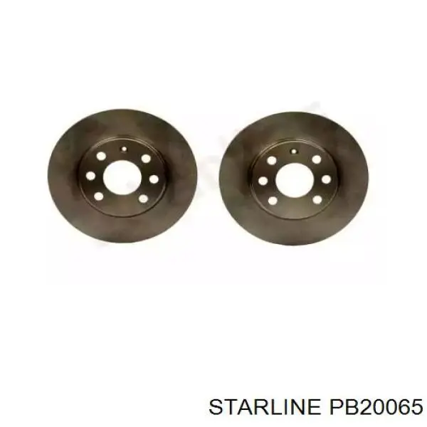PB20065 Starline диск гальмівний передній