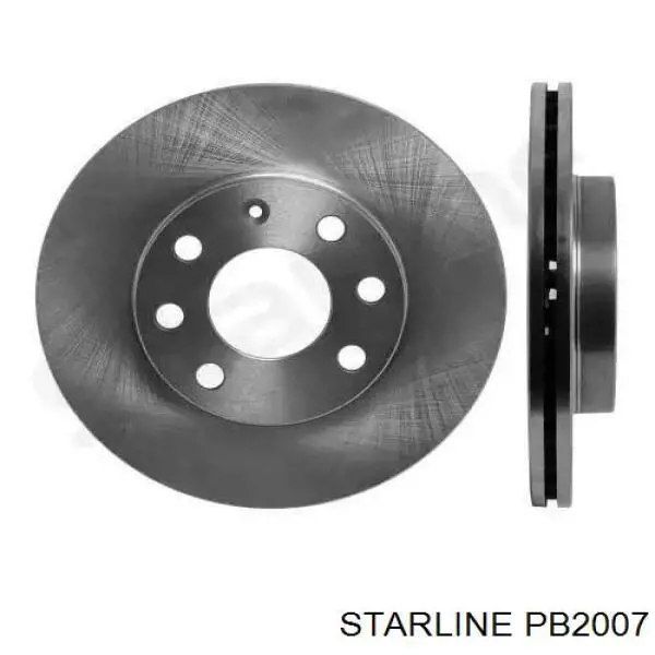 Диск переднього гальма Starline PB2007 ціна, від 15.23 USD