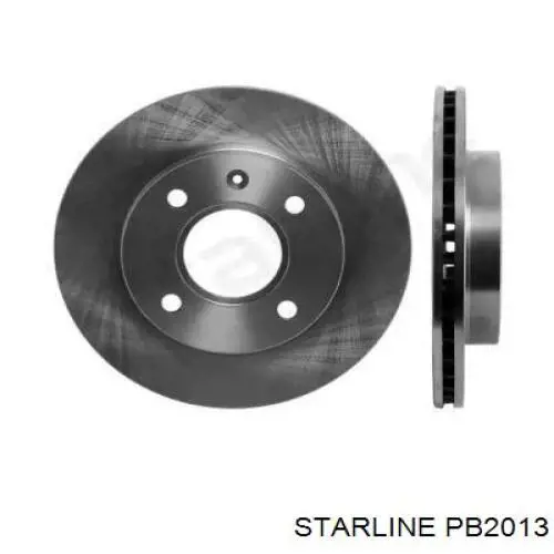 PB2013 Starline диск гальмівний передній