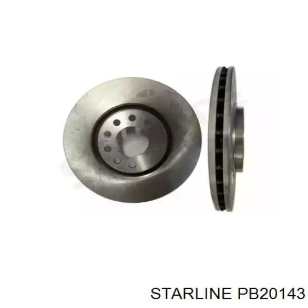 PB20143 Starline диск гальмівний передній