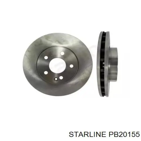 PB20155 Starline Гальмо дискове переднє