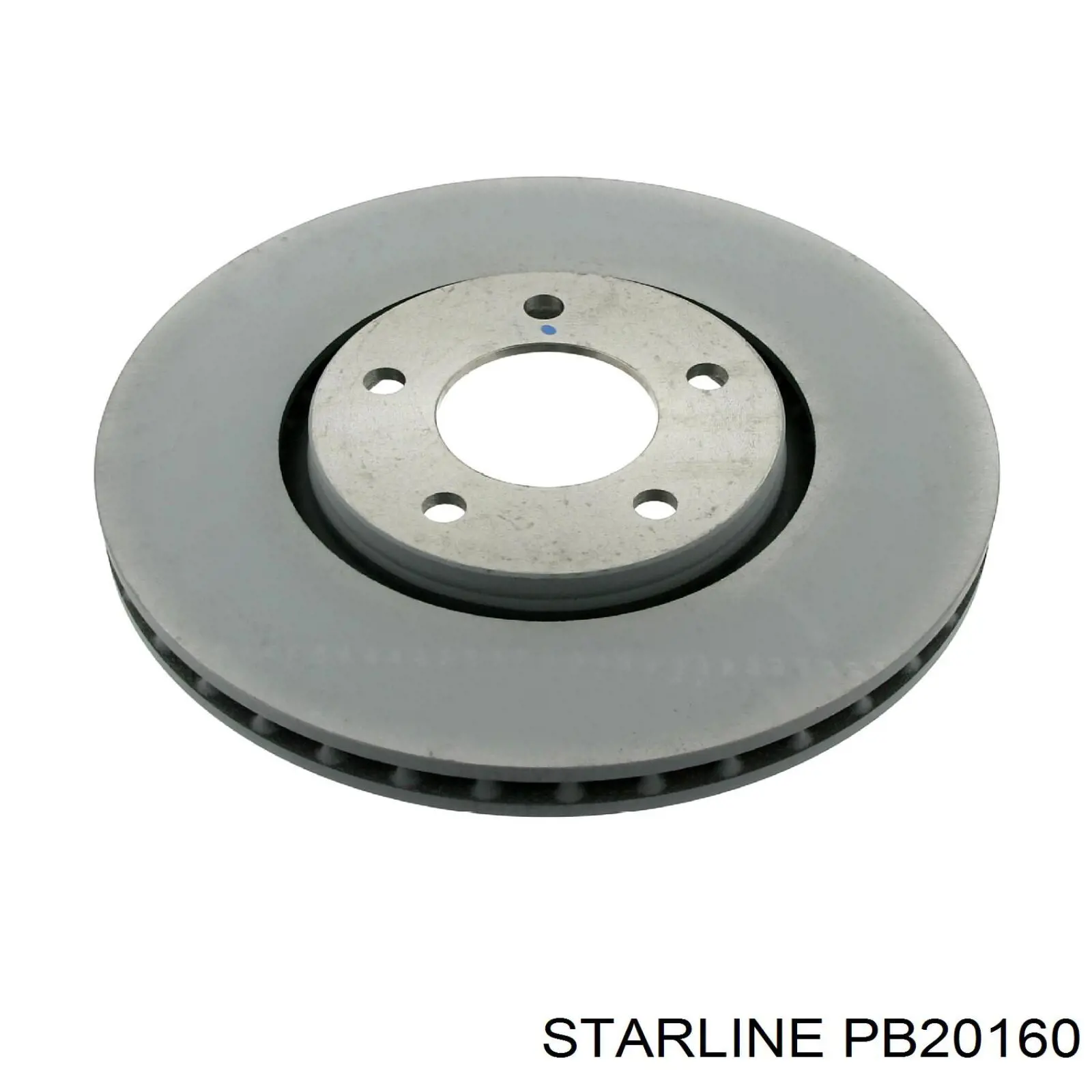 PB20160 Starline диск гальмівний передній