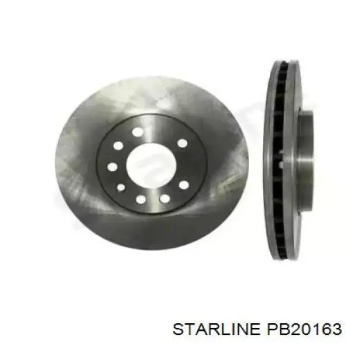 Диск переднього гальма Starline PB20163 ціна, від 28.82 USD