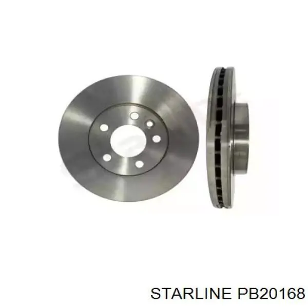 PB20168 Starline Гальмо дискове переднє