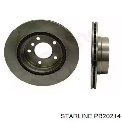 PB20214 Starline диск гальмівний задній