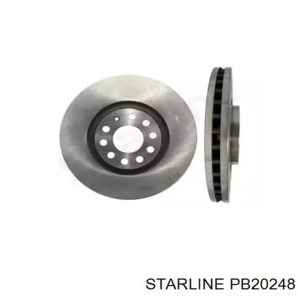 PB20248 Starline Гальмо дискове переднє