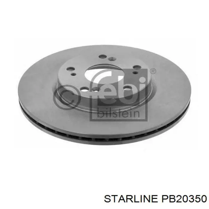 Гальмівні диски передні PB20350 Starline