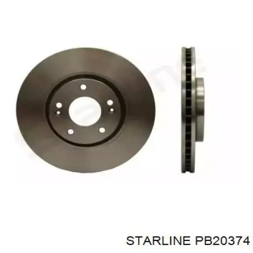 Гальмівні диски передні PB20374 Starline