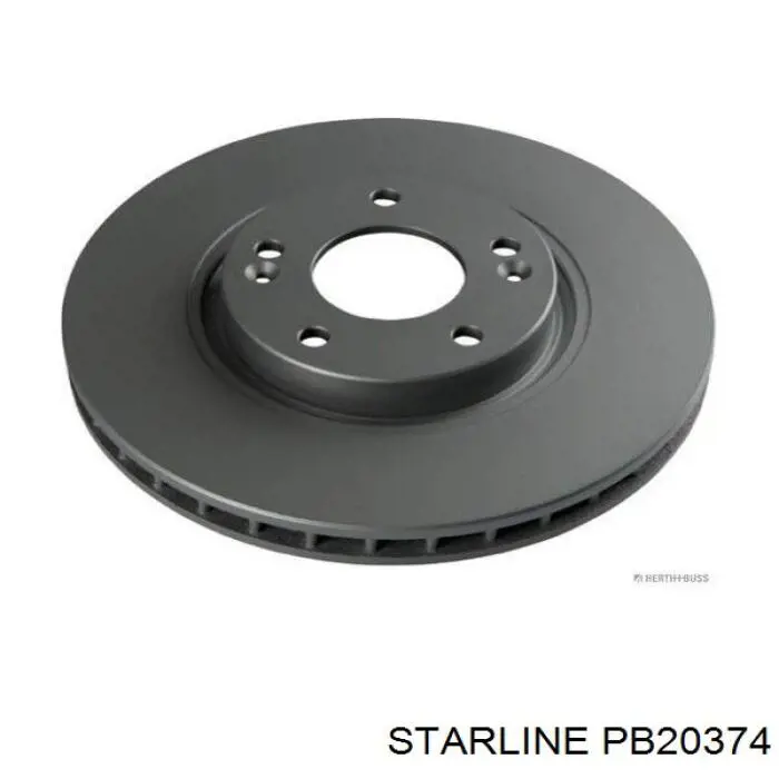 Диск переднього гальма Starline PB20374 ціна, від 33.76 USD