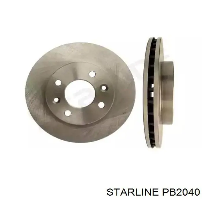 Диск переднього гальма Starline PB2040 ціна, від 16.52 USD