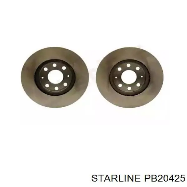 PB20425 Starline диск гальмівний передній