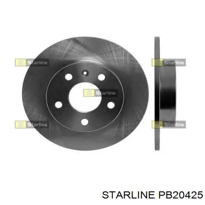 Диск гальмівний передній Starline PB20425