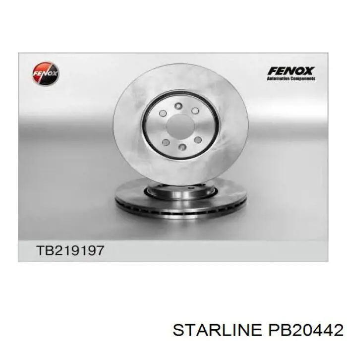 Купити PB20442 Starline Ротор гальмівний