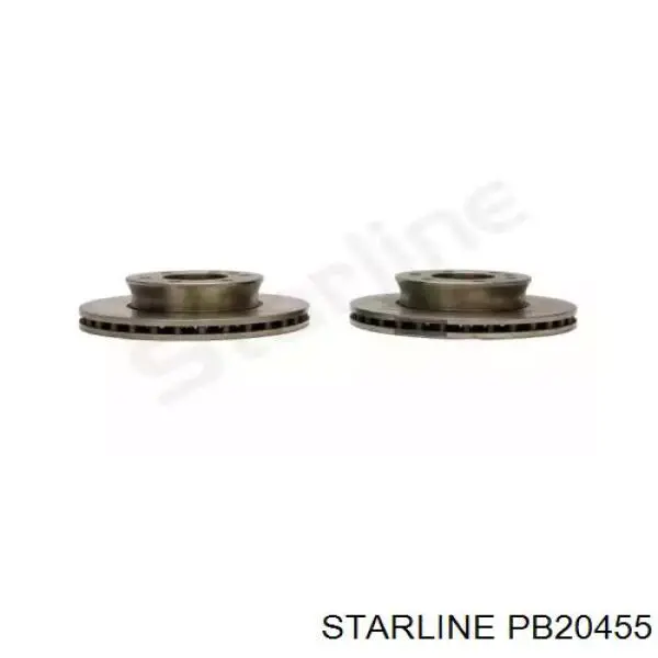 Гальмівні диски передні PB20455 Starline