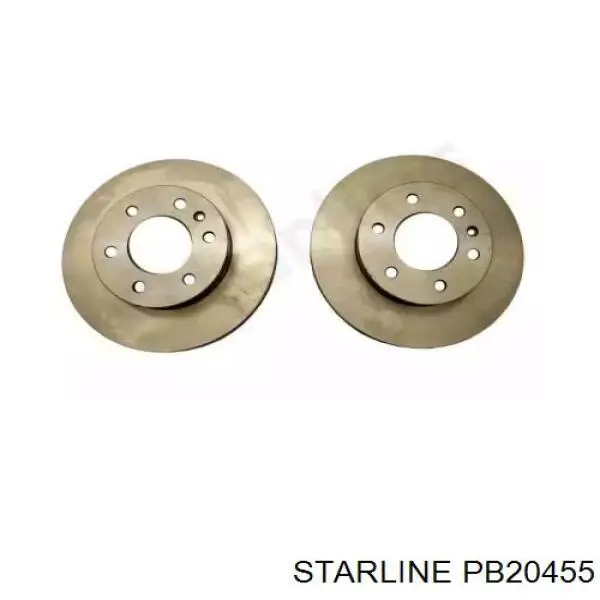 PB20455 Starline диск гальмівний передній