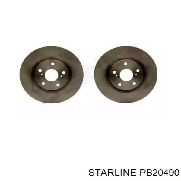 PB20490 Starline Гальмо дискове переднє