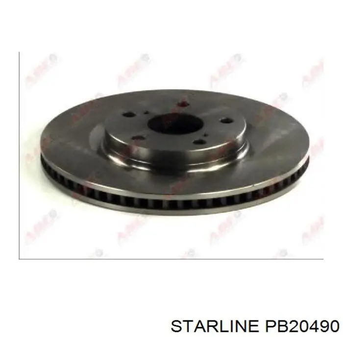 PB20490 Starline диск гальмівний передній