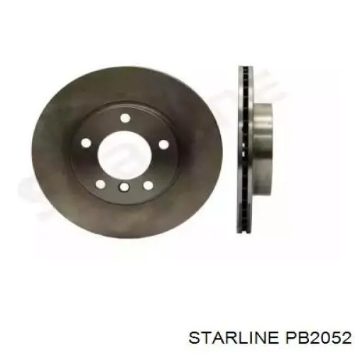 PB2052 Starline диск гальмівний передній