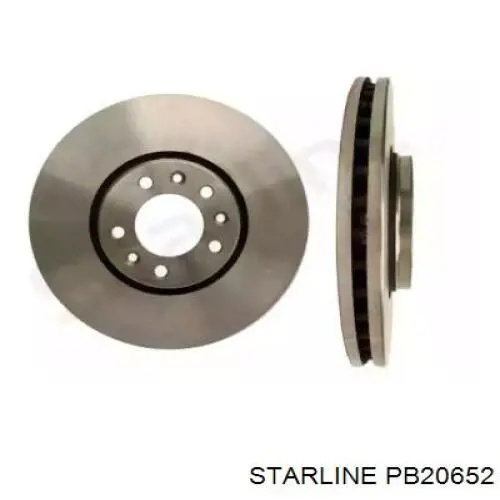 PB20652 Starline Гальмо дискове переднє