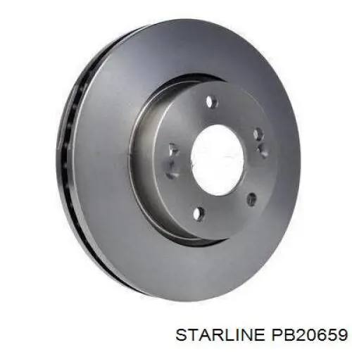 Диск переднього гальма Starline PB20659 ціна, від 39.75 USD