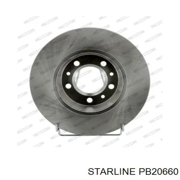 PB20660 Starline диск гальмівний передній