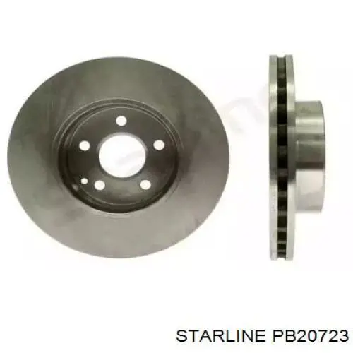 PB20723 Starline диск гальмівний передній