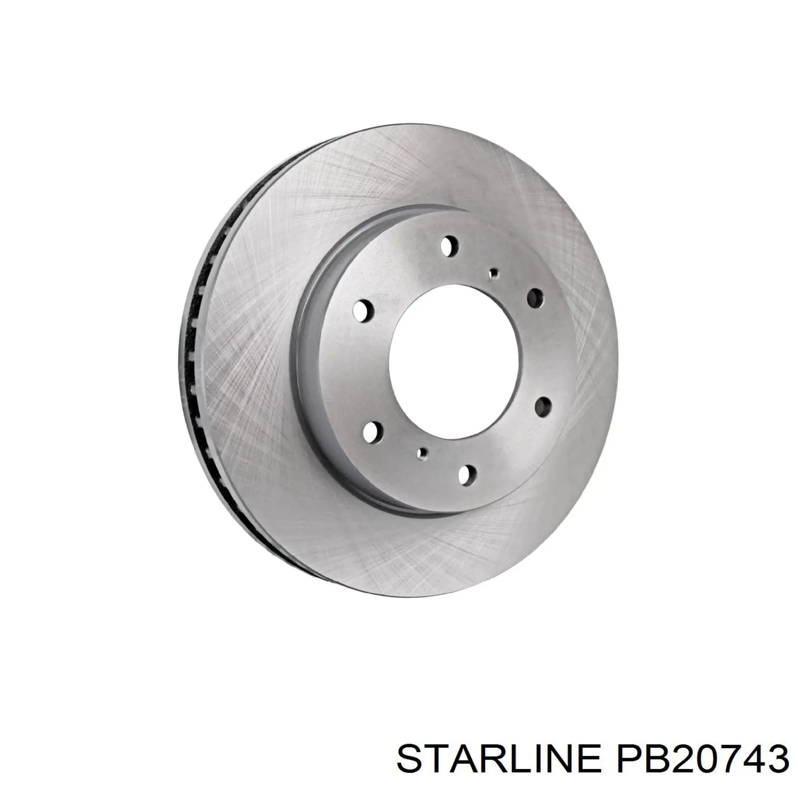 Диск гальмівний передній Starline PB20743