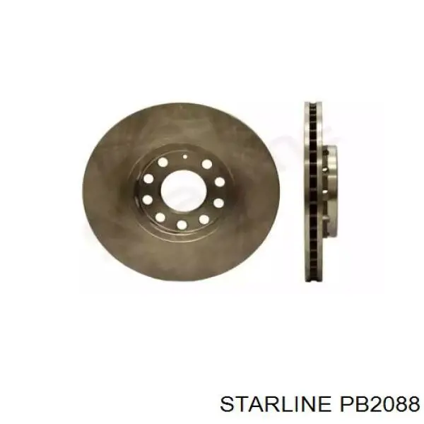PB2088 Starline диск гальмівний передній