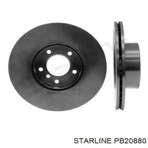 PB20880 Starline диск гальмівний передній