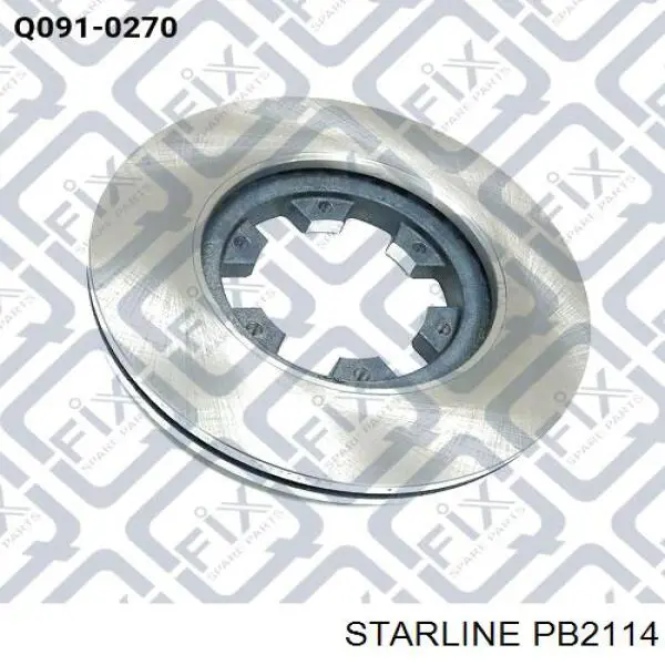 Гальмівні диски передні PB2114 Starline
