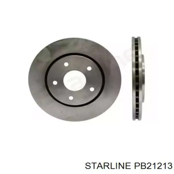 Диск переднього гальма Starline PB21213 ціна, від 30.57 USD
