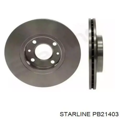 Гальмівні диски передні PB21403 Starline