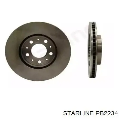PB2234 Starline диск гальмівний передній