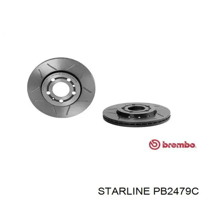 Гальмівні диски передні PB2479C Starline