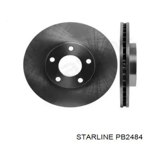 Диск переднього гальма Starline PB2484 ціна, від 35.66 USD