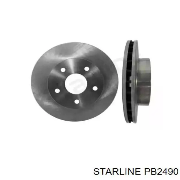 PB2490 Starline Гальмо дискове переднє