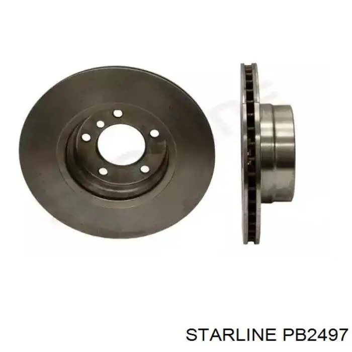 Купити PB2497 Starline Диск заднього гальма