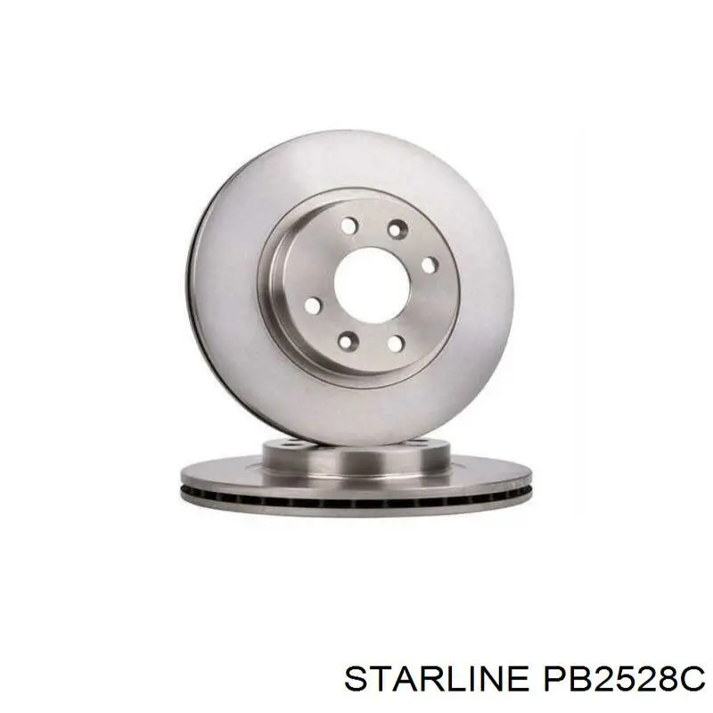 Диск гальмівний передній Starline PB2528C