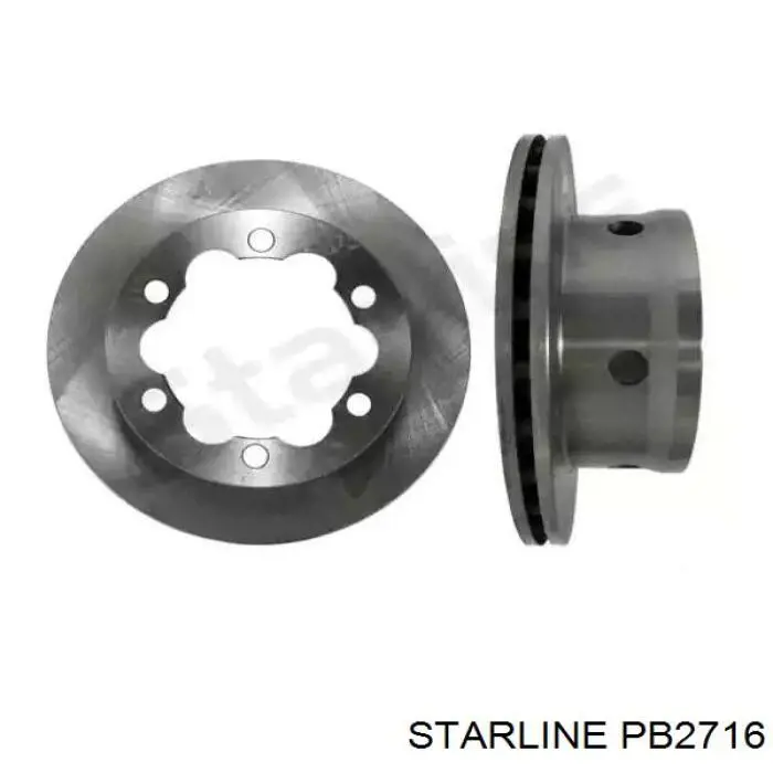 Купити PB2716 Starline Диск заднього гальма