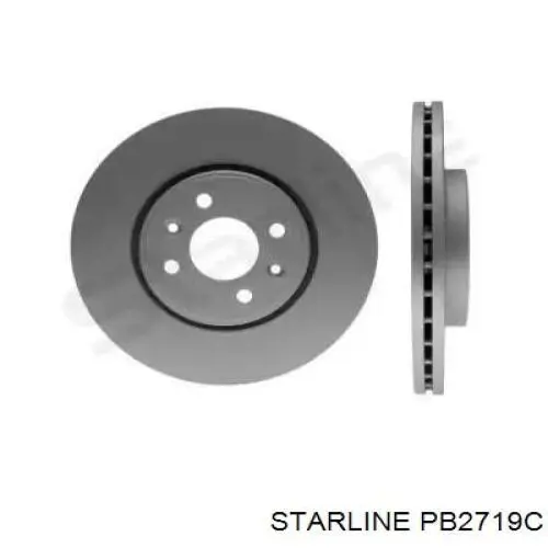 Диск переднього гальма Starline PB2719C ціна, від 29.56 USD