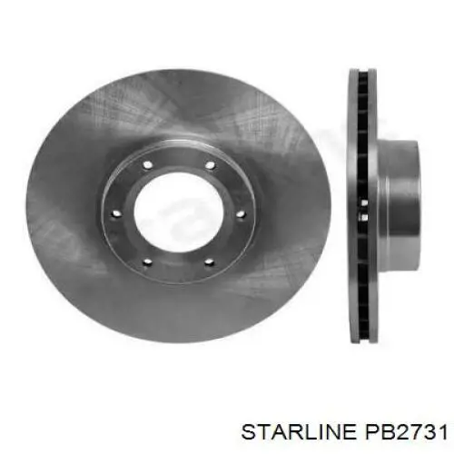 Диск переднього гальма Starline PB2731 ціна, від 37.09 USD