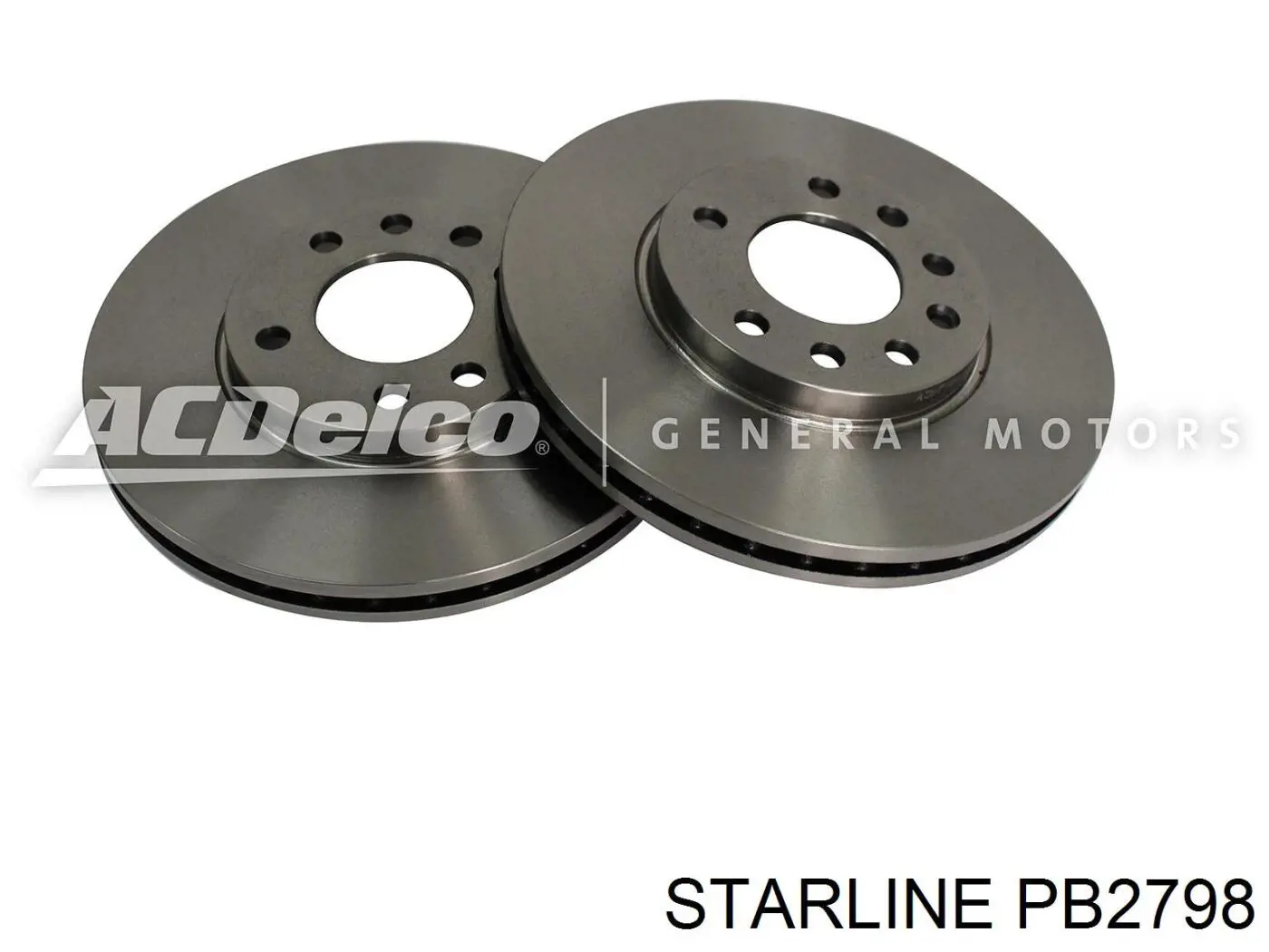 Диск гальмівний передній Starline PB2798