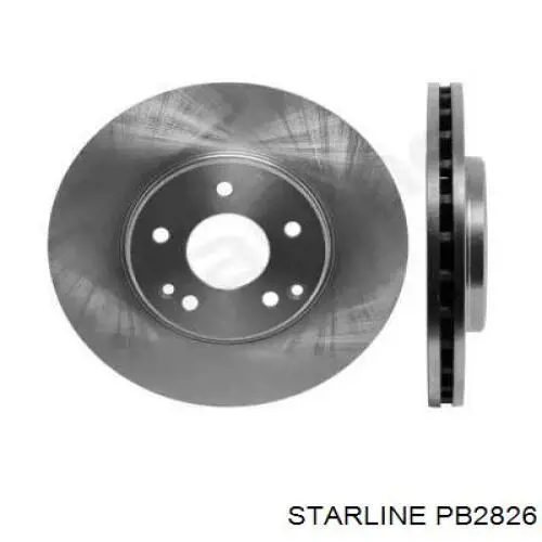 PB2826 Starline диск гальмівний передній