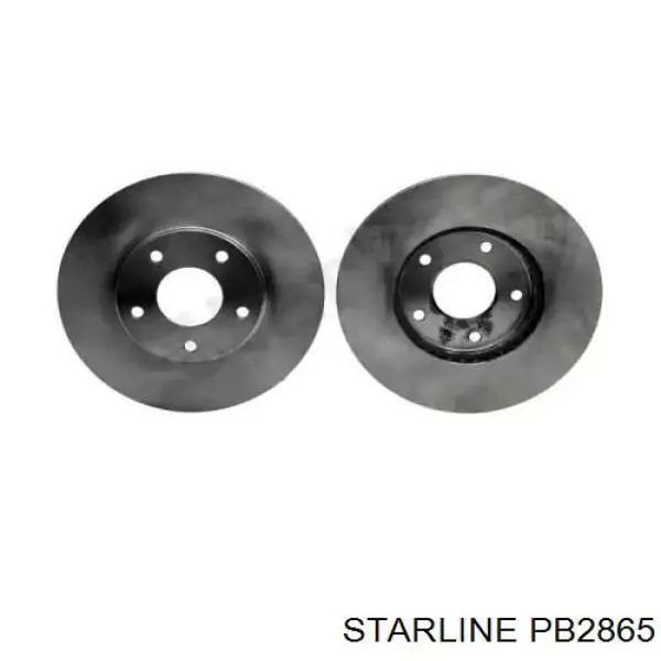 Диск переднього гальма Starline PB2865 ціна, від 28.30 USD
